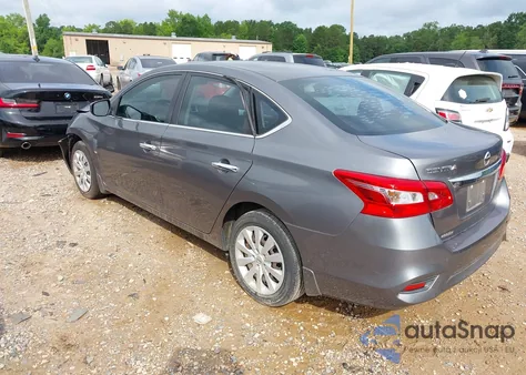 2016 Nissan Sentra S из США, поврежденный, VIN 3N1AB7APXGY324594